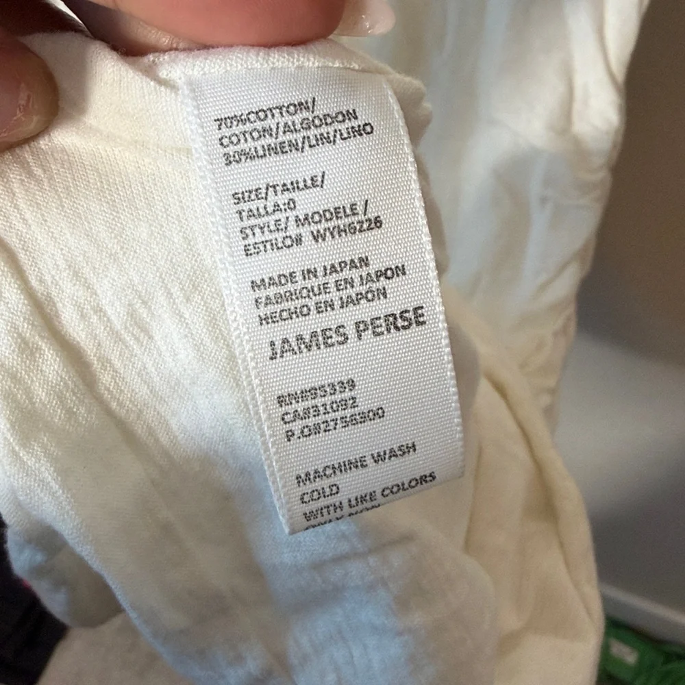 James Perse Scoop Neck Midi Dress Cotton Size XS - Picture 6 of 6